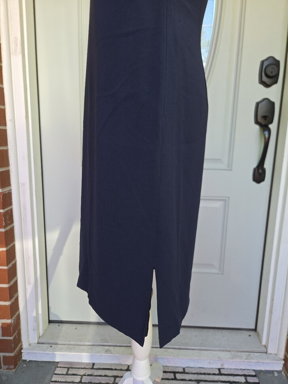 Lauren Ralph Lauren One Shoulder Dress Navy - Picture 5 of 5